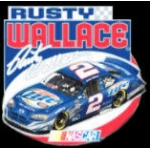 NASCAR RUSTY WALLACE LAST CAR PIN